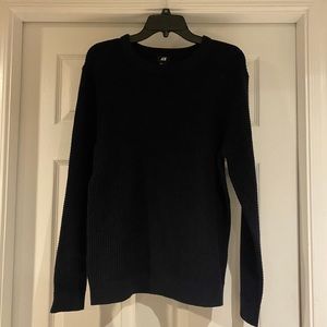 H&M Dark Blue Knit Sweater